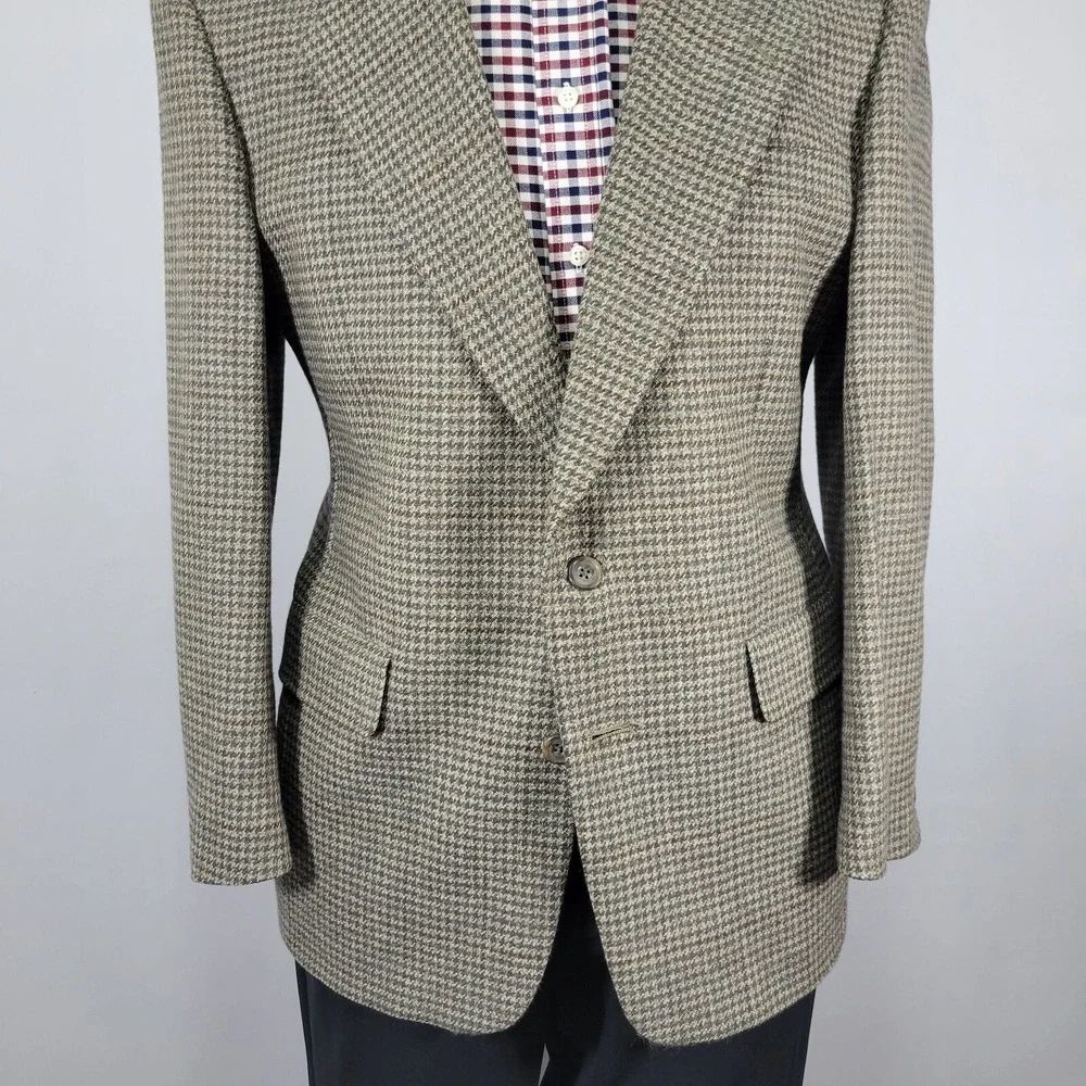 Hart Schaffner Marx Men's Tweed Sport Coat‎ Blazer Two Button Soft Tailored 40S